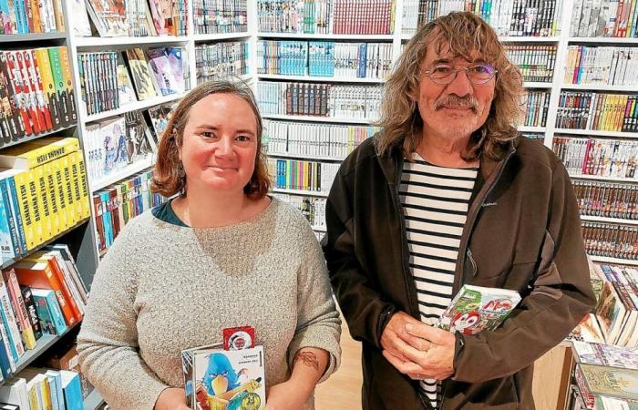 A Lannion, les clients des librairies font don de livres au Secours populaire