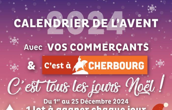 Un cadeau par jour à gagner avec notre calendrier de l’avent, du 1er au 25 décembre