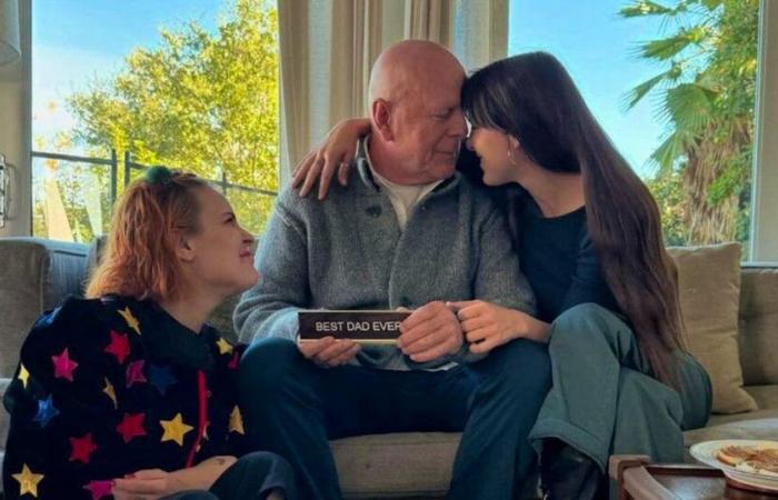 Le message touchant de Thanksgiving des filles de Bruce Willis