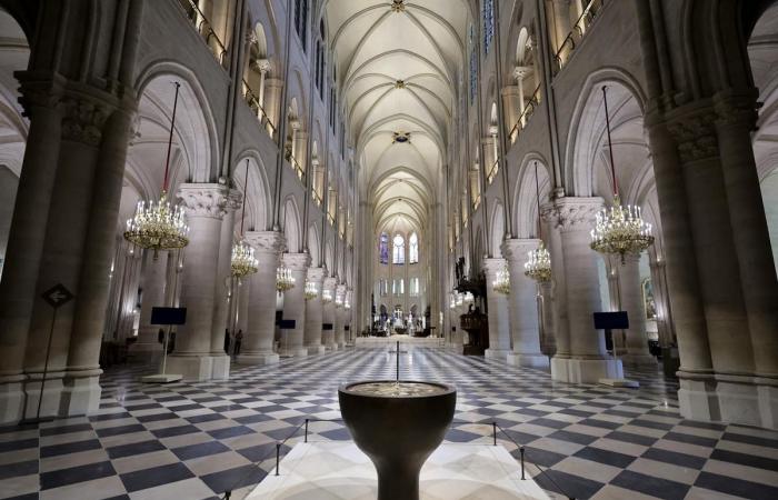 Le jour où j’ai visité Notre-Dame restaurée, courant derrière Emmanuel Macron