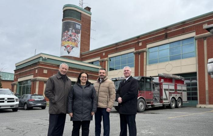 Une subvention de 1,2 M$ pour la rénovation de la caserne de pompiers