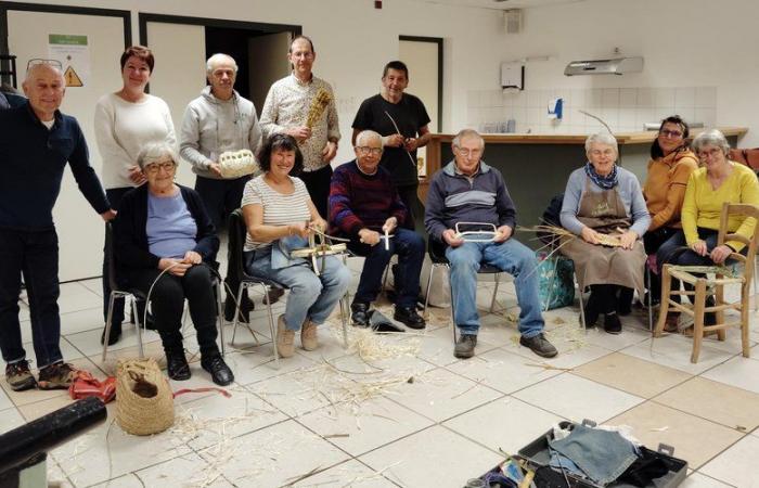 Un atelier de vannerie proposé par la maison rurale