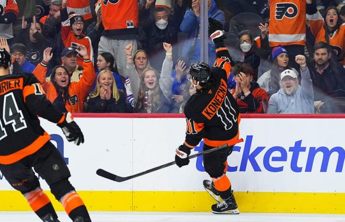 Les Flyers sautent sur les Rangers et remportent la victoire du Black Friday