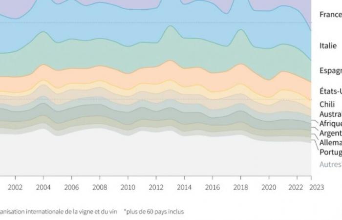 La production mondiale de vin attendue à son plus bas niveau depuis 1961, fragilisée par les intempéries : Actualités