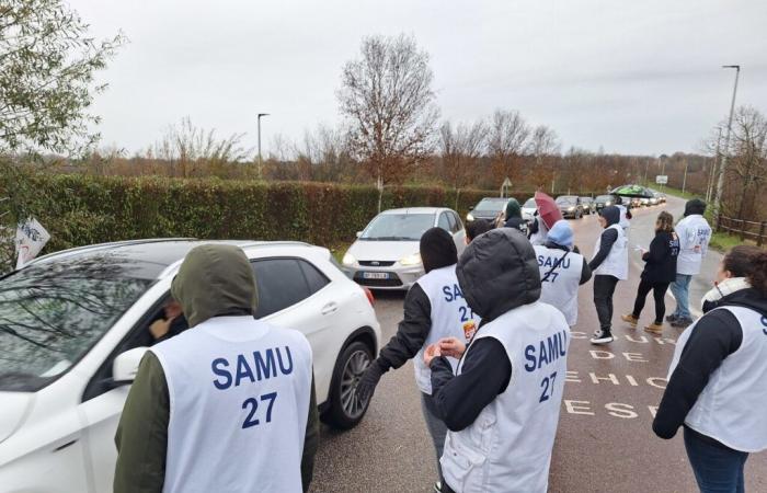 Les assistants de régulation médicale du SAMU de l’Eure poursuivent la grève