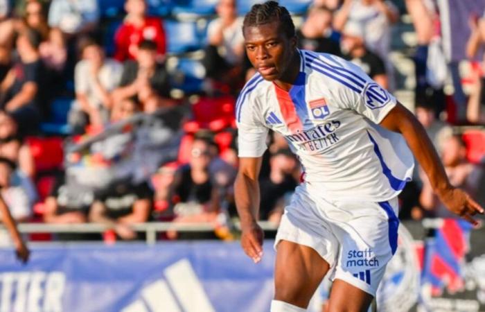 un premier match inoubliable pour le jeune prodige de l’OL