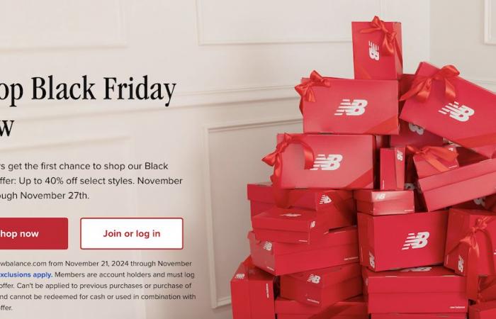 Offres sur les baskets du Black Friday 2024