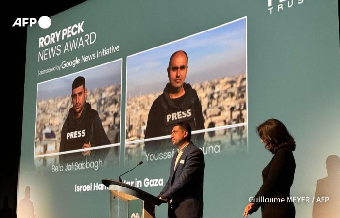 Deux journalistes indépendants de l’AFP reçoivent le prix Rory Peck pour leur couverture de la guerre à Gaza