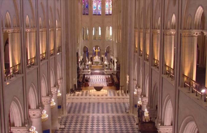 les premières images de l’intérieur de Notre-Dame de Paris