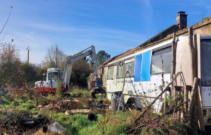 un bâtiment de l’ancienne ZAD démoli par la préfecture