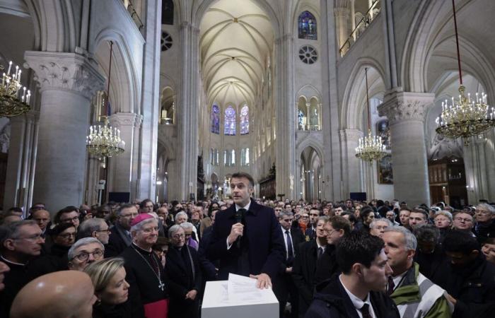 Emmanuel Macron visite Notre-Dame : « un choc d’espoir »