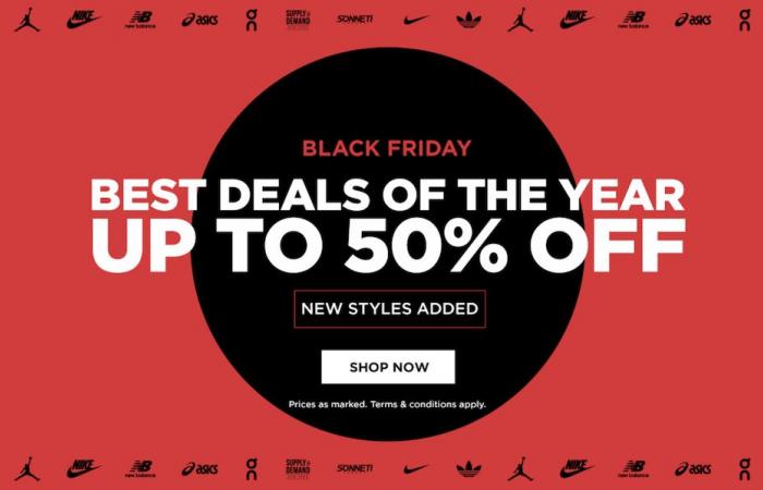 Offres sur les baskets du Black Friday 2024