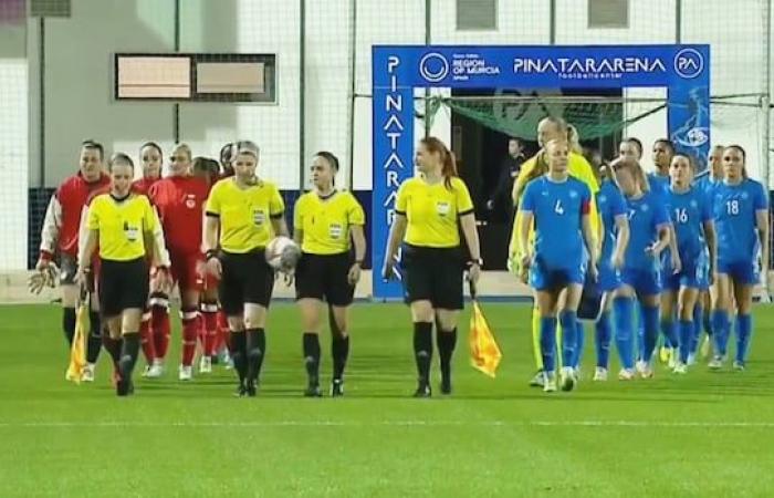 match nul sans but lors du match amical féminin