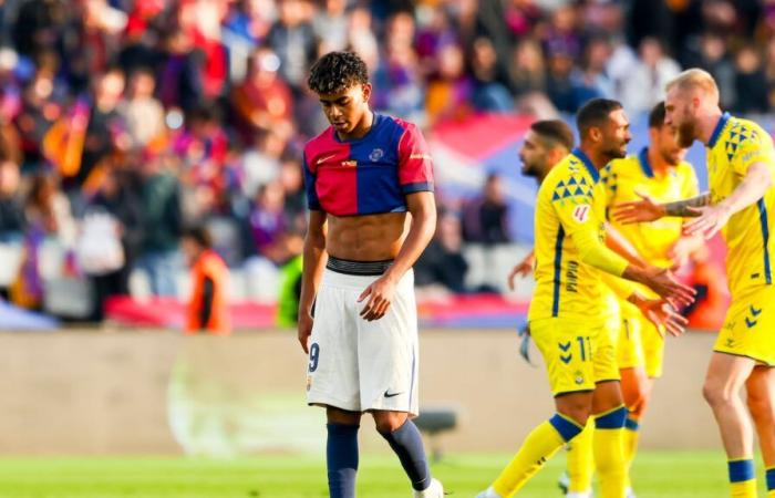 Las Palmas mange le gâteau d’anniversaire du Barça