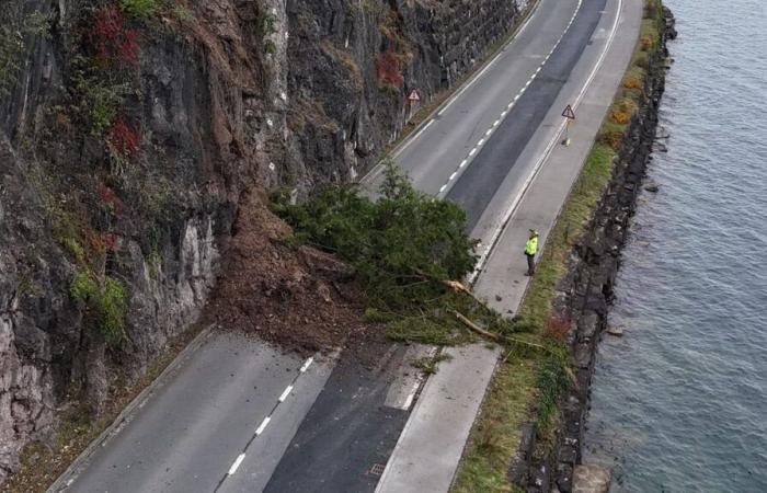 La route entre Brunnen et Küssnacht est fermée