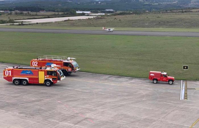 Tarn. De nombreux camions de pompiers se ruent vers l’aéroport de Castres, c’est pour ça