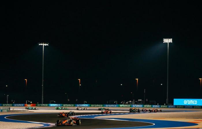 Résultats de la course sprint du Grand Prix F1 du Qatar 2024