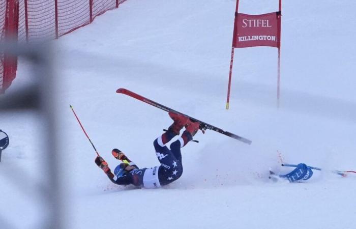 Shiffrin chute à Killington, Camille Rast sur le podium