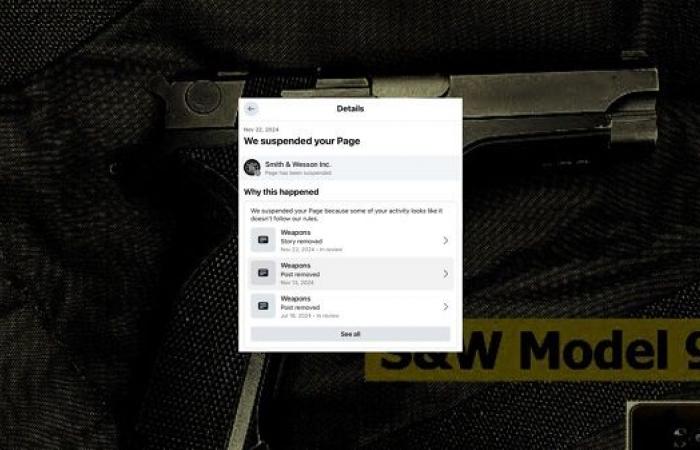 Smith & Wesson lutte contre la censure sur Facebook