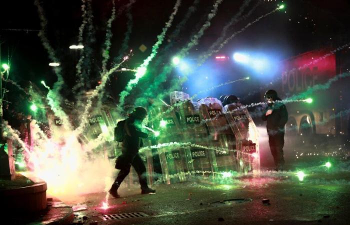 En Géorgie, 107 manifestants arrêtés lors d’un nouveau rassemblement pro-européen