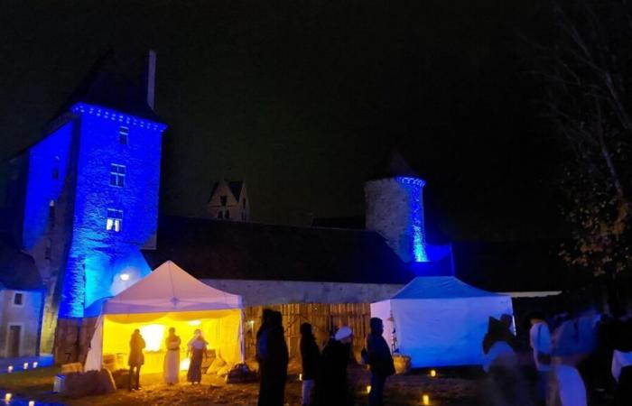 la troupe de « Un Noël en péril » enchante le château fort de Blandy-les-Tours