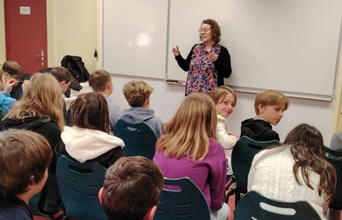 Classes de 5e à Haie Griselle découverte des livres