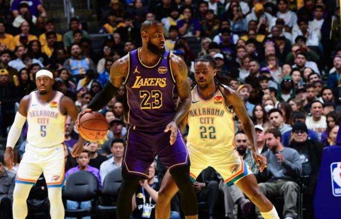 LeBron James et Anthony Davis déçoivent les fans lors de la défaite contre SGA et Thunder en Coupe NBA