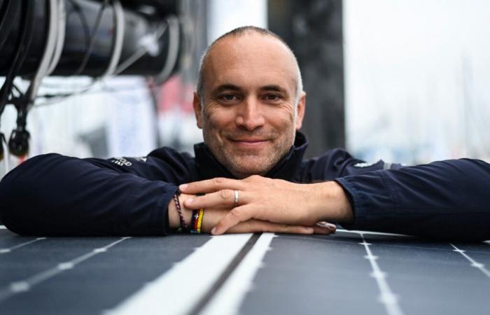 au milieu de l’Atlantique, le skipper Fabrice Amedeo a commandé à manger pour ses enfants