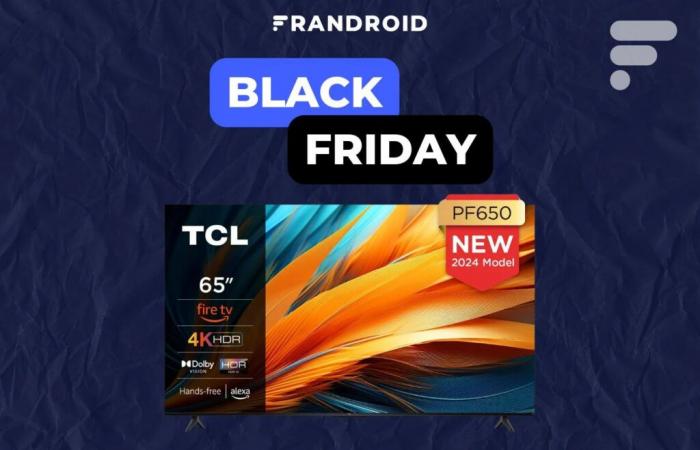 Amazon veut vraiment écouler les stocks de ce grand téléviseur 4K de 65 pouces avec Fire TV intégré pendant le Black Friday