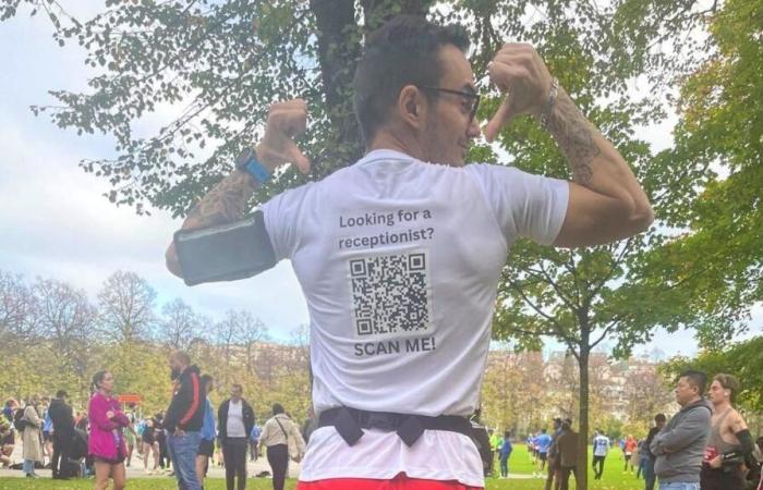 Son t-shirt porté au marathon de Lausanne, une démarche vaine