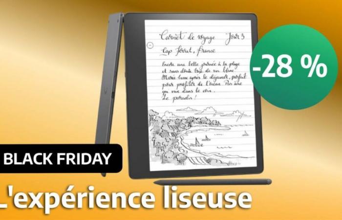 Toujours excellente, la liseuse Kindle Scribe est enfin à bon prix grâce au Black Friday !