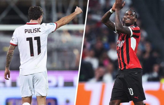 “Pas d’alarme” – Milan rassuré sur les conditions de Leao et Pulisic