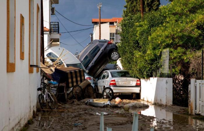 des images impressionnantes des dégâts de la tempête Bora