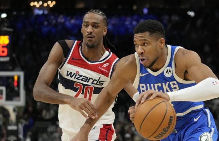 Les Wizards perdent contre les Bucks, 124-114