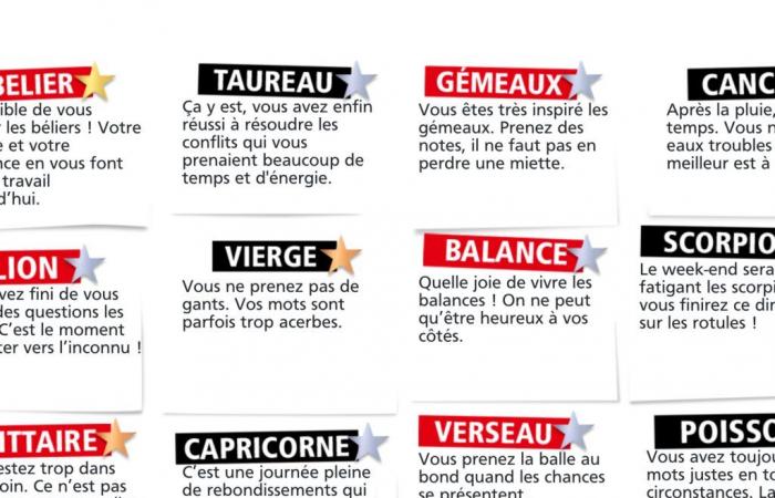 L’horoscope Week-end Expresso du dimanche 1er décembre 2024