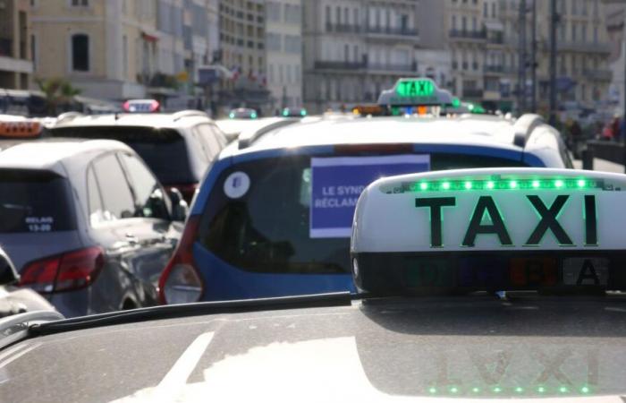 Large mobilisation annoncée de plusieurs centaines de taxis entre Marseille et Lançon-de-Provence ce lundi