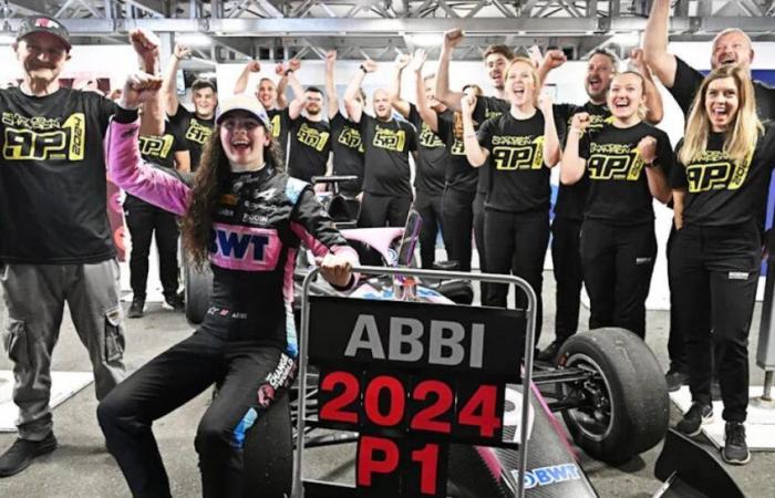 Abbi Pulling, championne de l’Académie de F1