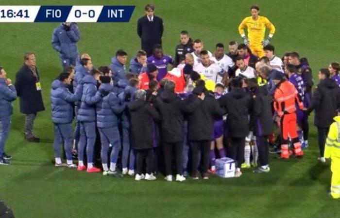 Le joueur de la Fiorentina Edoardo Bove s’effondre en milieu de match après une crise d’épilepsie et est en soins intensifs. –