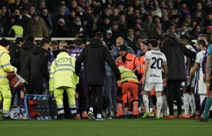 Un joueur de la Fiorentina s’effondre en plein match, une énorme inquiétude