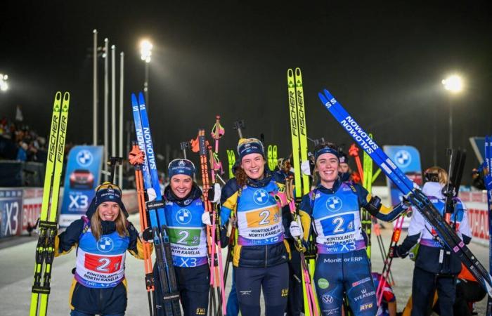 Biathlon : deux ans jour pour jour après sa dernière victoire en relais à la Coupe du monde, la Suède retrouve le chemin du succès | Magazine Nordique