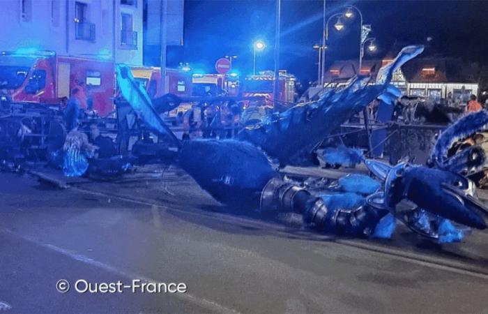 une structure métallique tombe et fait 13 blessés