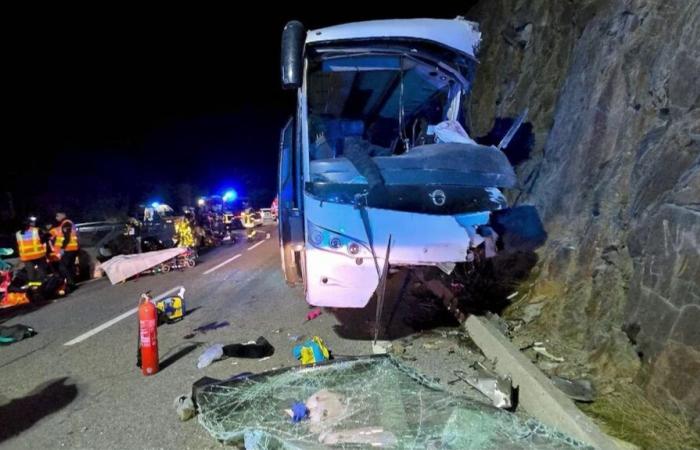 un accident de bus meurtrier près de Porté Puymorens