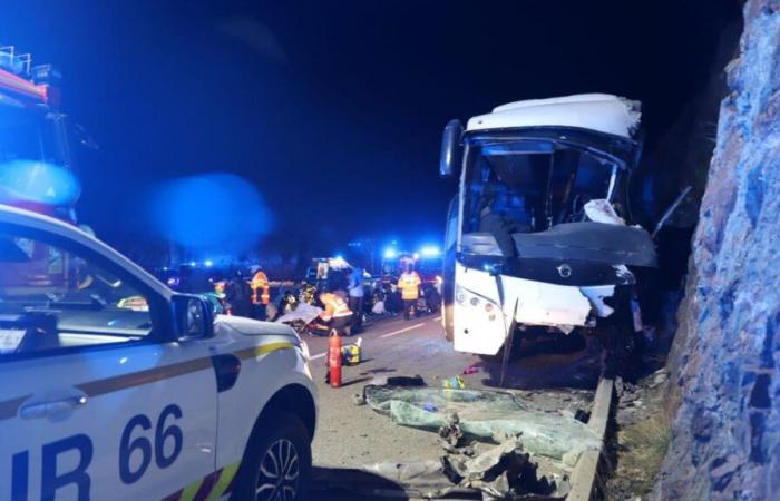 Dans les Pyrénées-Orientales, un accident de bus fait au moins deux morts