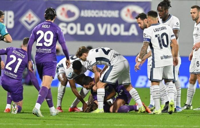 Fiorentina-Inter, un joueur subit un arrêt cardiaque