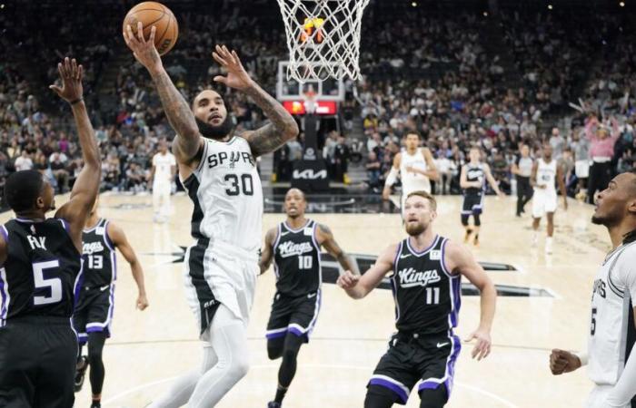 San Antonio Spurs contre Sacramento Kings