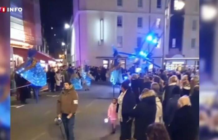 images de la chute d’un flotteur qui a fait plusieurs blessés