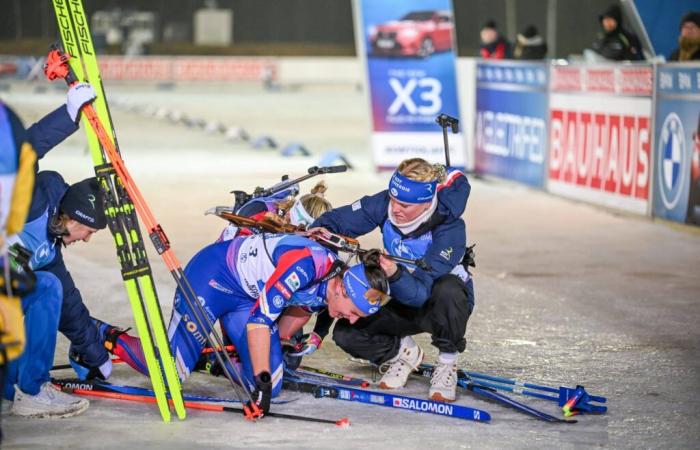 Biathlon | Julia Simon fait le point sur son mollet gauche après le relais Kontiolahti : « J’espère que ce n’est qu’une crampe » | Magazine Nordique