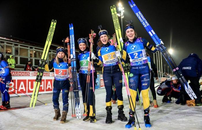 Biathlon : deux ans jour pour jour après sa dernière victoire en relais à la Coupe du monde, la Suède retrouve le chemin du succès | Magazine Nordique