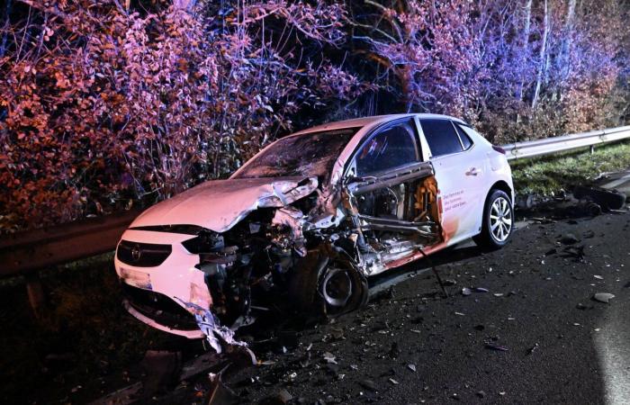 2 blessés dans une collision frontale