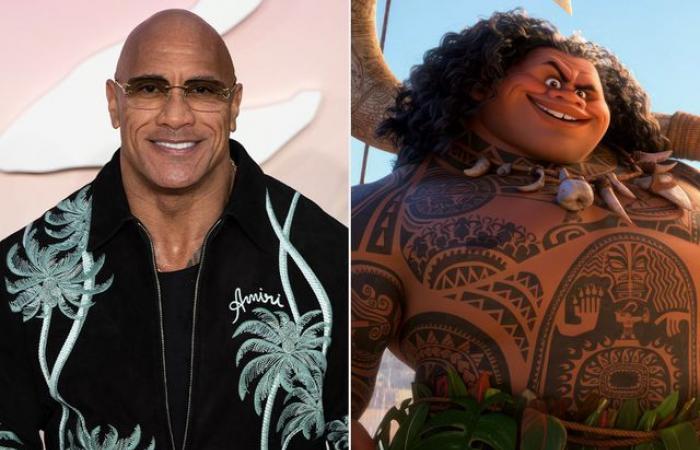 Dwayne Johnson confirme qu’il portait un body dans le live-action “Moana” après la publication des photos du tournage : “S—, nous nous sommes fait prendre”